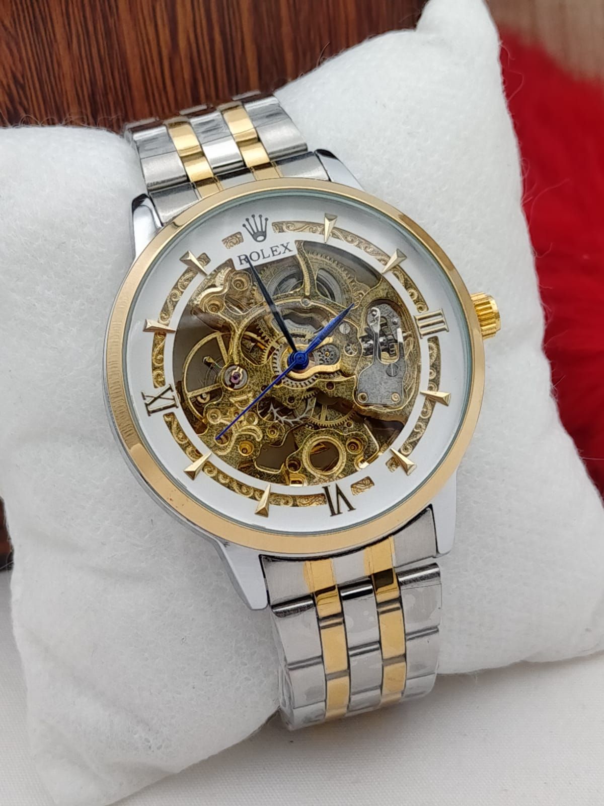 Rolex / Fitron Skeleton Dail Mechanical Automatic Men's Watch