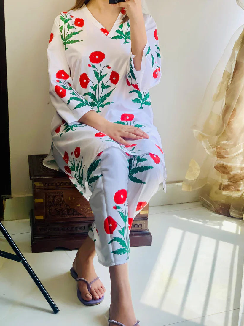 Saphire 2Pcs Stitched Suit